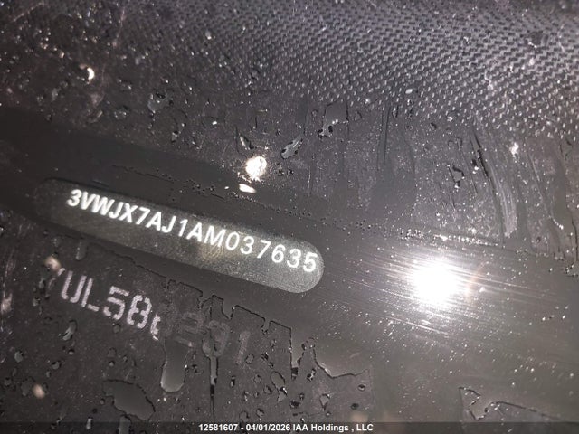 Aukcja sprzedaży 2010 Volkswagen Jetta S, vin: 3VWJX7AJ1AM037635, numer aukcji: 12581607