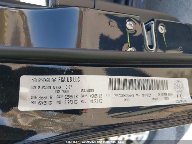 Aukcja sprzedaży 2017 Jeep Cherokee Latitude, vin: 1C4PJMCS1HD217948, numer aukcji: 12581617