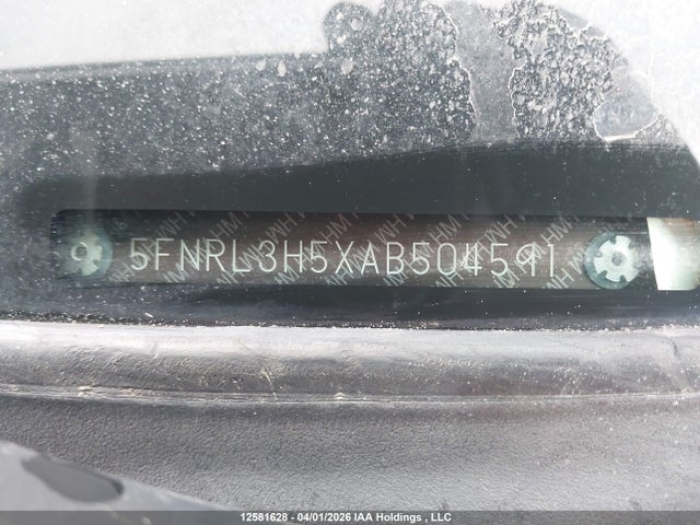 Aukcja sprzedaży 2010 Honda Odyssey Ex, vin: 5FNRL3H5XAB504591, numer aukcji: 12581628