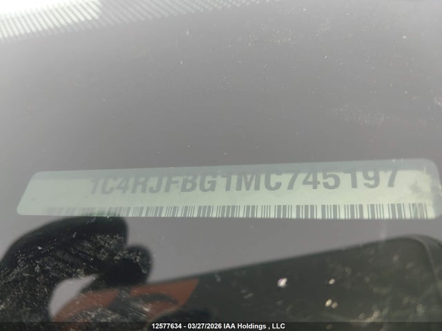 1C4RJFBG1MC745197 Jeep Grand Cherokee Limited