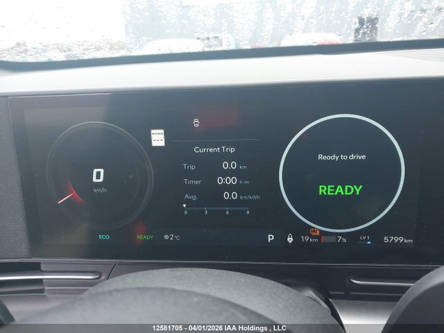 12581705 :رقم المزاد ، KM8HE3A64SU027170 vin ، 2025 Hyundai Kona Limited مزاد بيع
