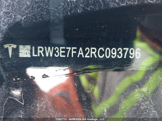 Продаж на аукціоні авто 2024 Tesla Model 3 Rwd, vin: LRW3E7FA2RC093796, номер лоту: 12581713