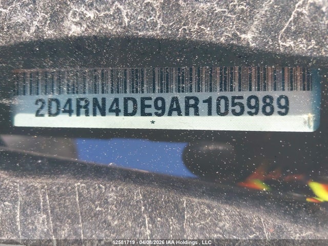 Продажа на аукционе авто 2010 Dodge Grand Caravan Se, vin: 2D4RN4DE9AR105989, номер лота: 12581719
