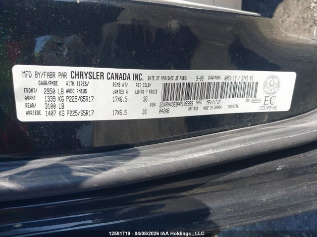 Продажа на аукционе авто 2010 Dodge Grand Caravan Se, vin: 2D4RN4DE9AR105989, номер лота: 12581719