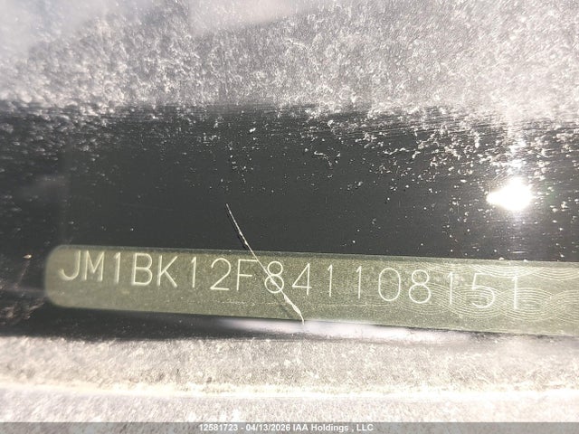 2004 Mazda 3 I მანქანა იყიდება აუქციონზე, vin: JM1BK12F841108151, აუქციონის ნომერი: 12581723