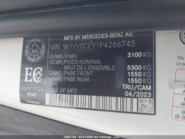 W1YV0CEY1P4266745 Mercedes-Benz Metris