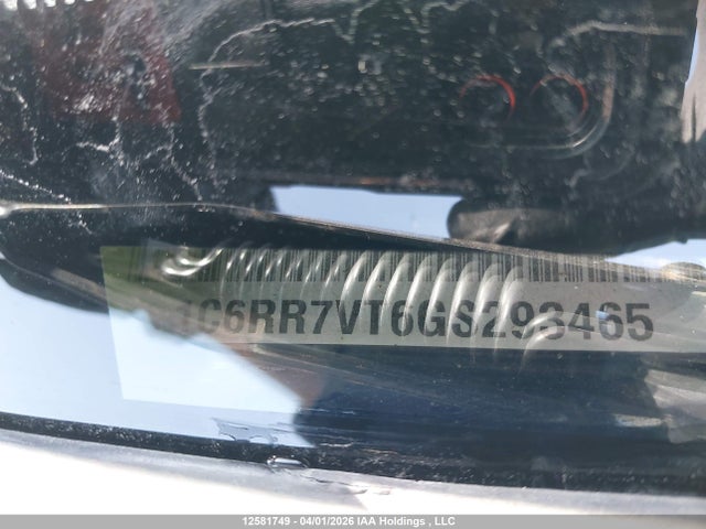 1C6RR7VT6GS293465 RAM 1500 Laramie