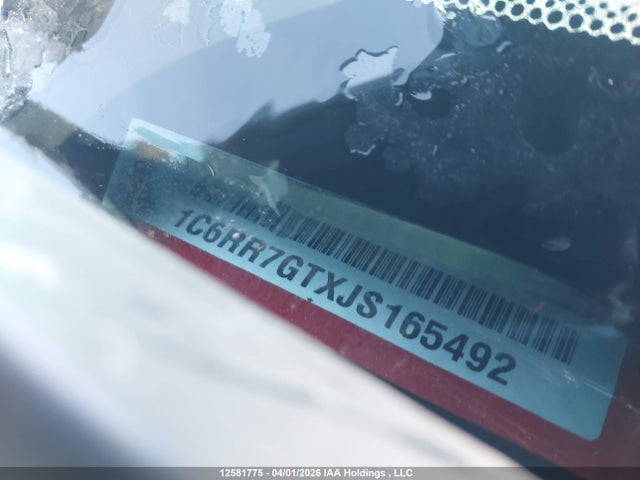 1C6RR7GTXJS165492 RAM 1500 Slt