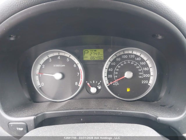 12581785 :رقم المزاد ، KMHCN35C09U105545 vin ، 2009 Hyundai Accent Se مزاد بيع