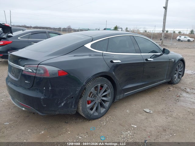 12581848 :رقم المزاد ، 5YJSA1E27FF116280 vin ، 2015 Tesla Model S 70d/85d/p85d مزاد بيع