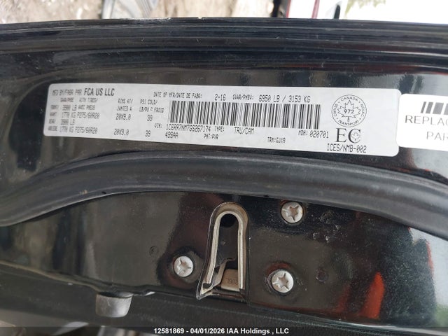 1C6RR7NM7GS267174 Dodge RAM 1500