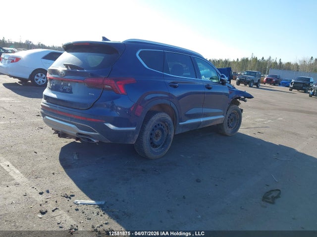 12581875 :رقم المزاد ، 5NMS3DAJ2NH433678 vin ، 2022 Hyundai Santa Fe Sel مزاد بيع