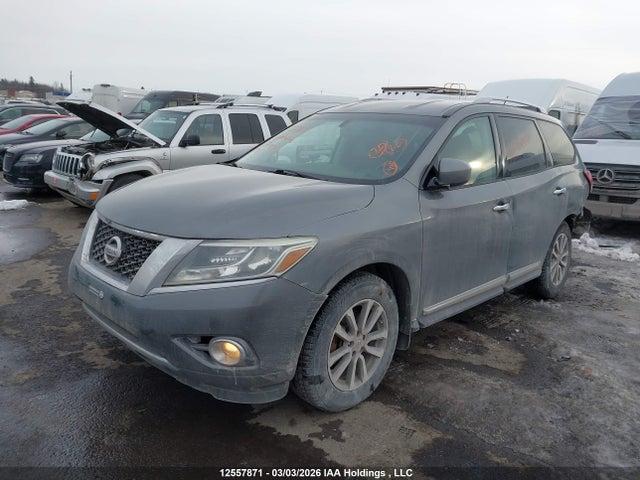 2015 Nissan Pathfinder Platinum/s/sl/sv მანქანა იყიდება აუქციონზე, vin: 5N1AR2MM1FC637484, აუქციონის ნომერი: 12557871