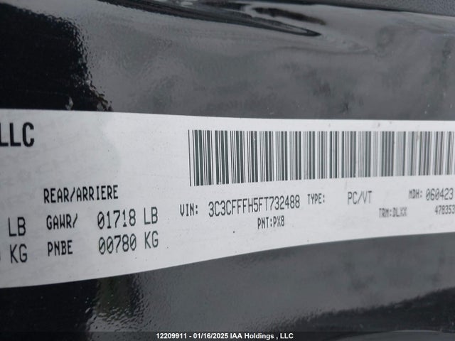 Fiat 500 ABARTH 2015 3C3CFFFH5FT732488 Image 9