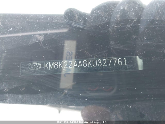 KM8K22AA8KU327761 Hyundai Kona Sel