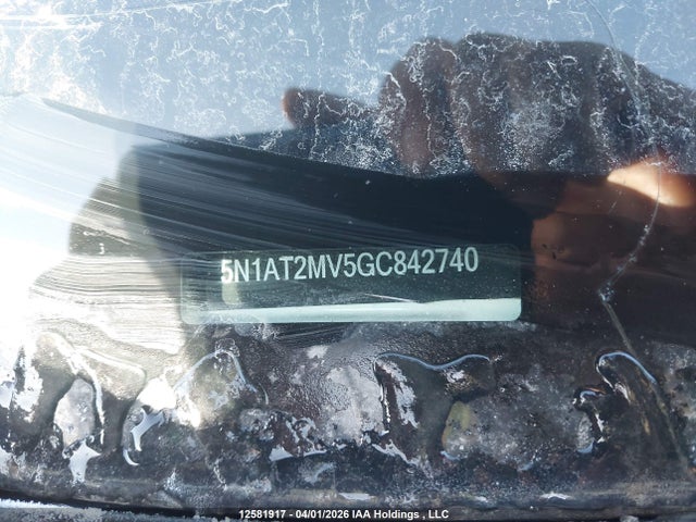 5N1AT2MV5GC842740 Nissan Rogue S/sl Premium/sv