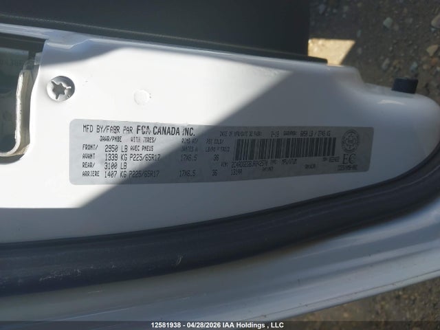 Aukcja sprzedaży 2018 Dodge Grand Caravan Gt, vin: 2C4RDGEG8JR242570, numer aukcji: 12581938