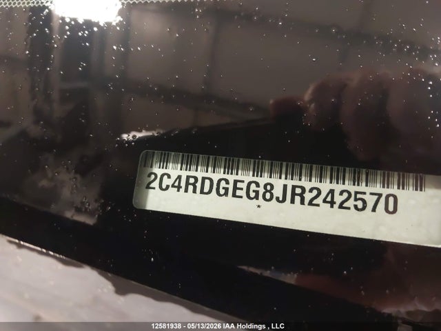 Aukcja sprzedaży 2018 Dodge Grand Caravan Gt, vin: 2C4RDGEG8JR242570, numer aukcji: 12581938