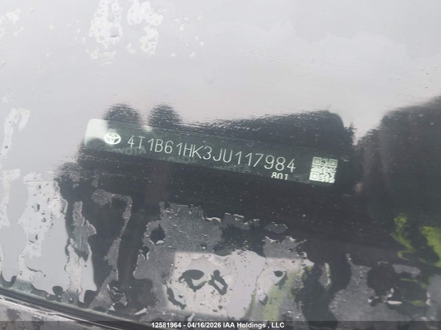 4T1B61HK3JU117984 Toyota Camry