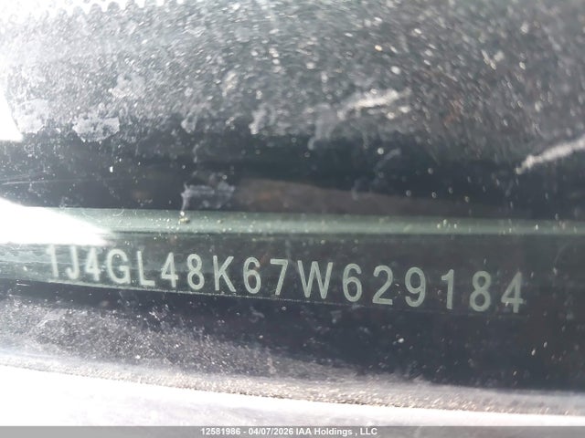 12581986 :رقم المزاد ، 1J4GL48K67W629184 vin ، 2007 Jeep Liberty Sport مزاد بيع