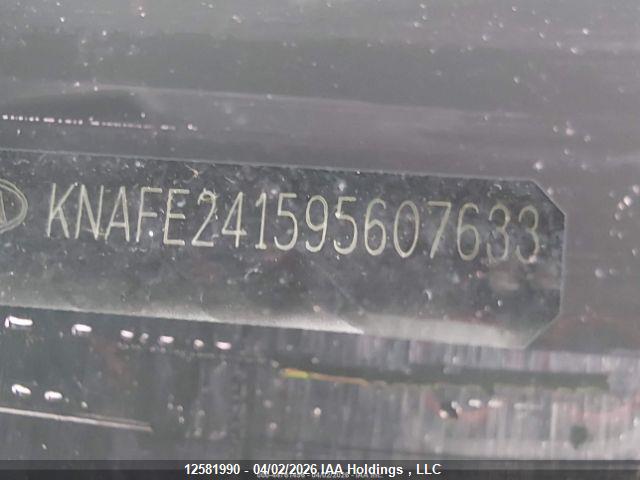 Продажа на аукционе авто 2009 Kia Spectra Sx, vin: KNAFE241595607633, номер лота: 12581990