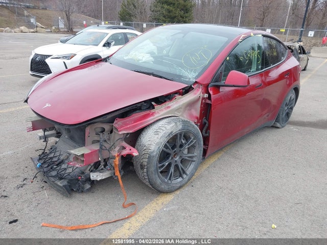 12581995 :رقم المزاد ، 7SAYGDED8RF103766 vin ، 2024 Tesla Model Y Long Range/rwd مزاد بيع