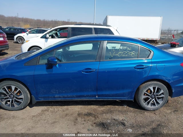 Продаж на аукціоні авто 2015 Honda Civic Ex, vin: 2HGFB2F51FH022081, номер лоту: 12582086