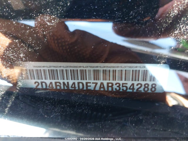 Продажа на аукционе авто 2010 Dodge Grand Caravan, vin: 2D4RN4DE7AR354288, номер лота: 12582092
