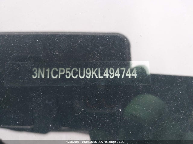 3N1CP5CU9KL494744 Nissan Kicks S/sr/sv