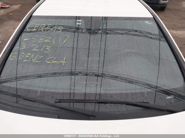 12582117 :رقم المزاد ، WDDSJ4GB8FN237213 vin ، 2015 Mercedes-benz Cla 250 4matic مزاد بيع