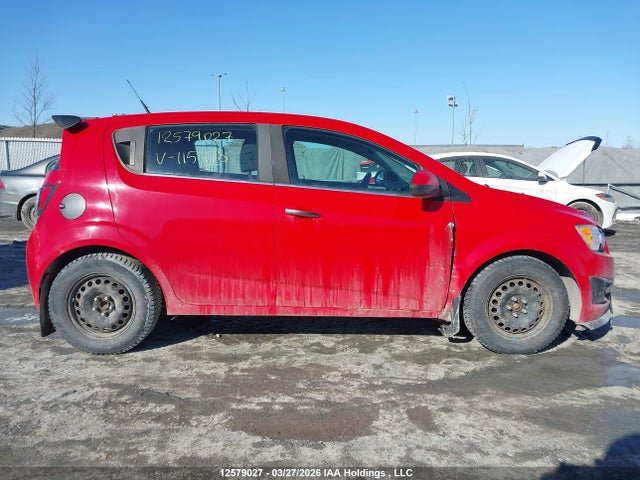Продажа на аукционе авто 2012 Chevrolet Sonic Lt, vin: 1G1JC6EH9C4115778, номер лота: 12579027