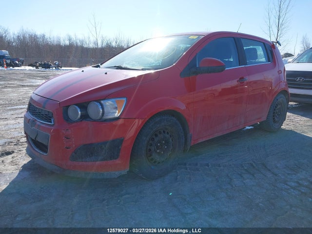 Продажа на аукционе авто 2012 Chevrolet Sonic Lt, vin: 1G1JC6EH9C4115778, номер лота: 12579027