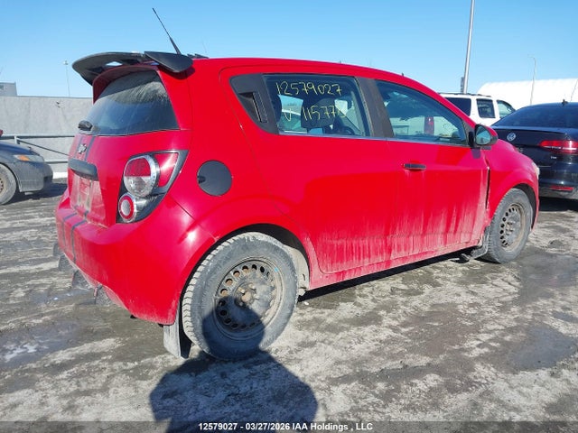 Продажа на аукционе авто 2012 Chevrolet Sonic Lt, vin: 1G1JC6EH9C4115778, номер лота: 12579027
