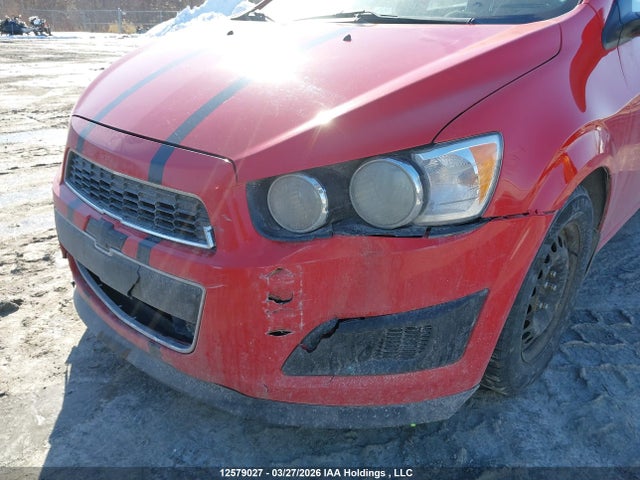 Продажа на аукционе авто 2012 Chevrolet Sonic Lt, vin: 1G1JC6EH9C4115778, номер лота: 12579027