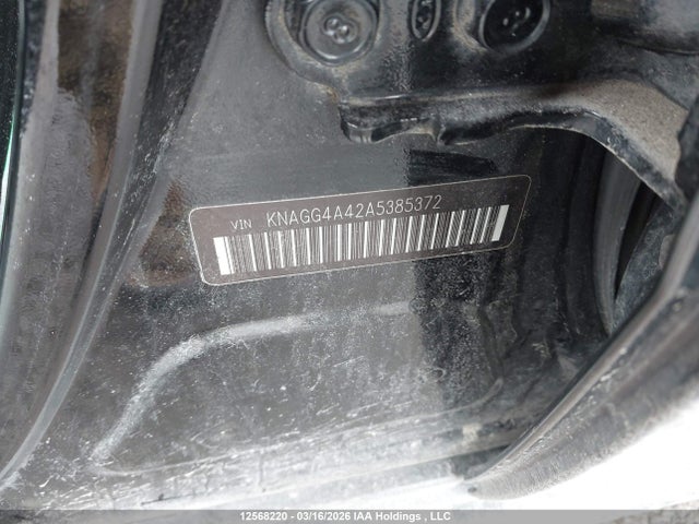 12568220 :رقم المزاد ، KNAGG4A42A5385372 vin ، 2010 Kia Magentis Lx-v6/sx-v6 مزاد بيع