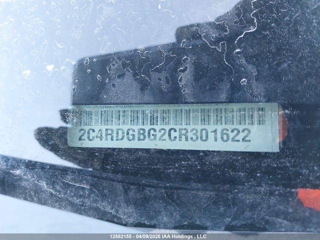 Продажа на аукционе авто 2012 Dodge Grand Caravan Se/sxt, vin: 2C4RDGBG2CR301622, номер лота: 12582155