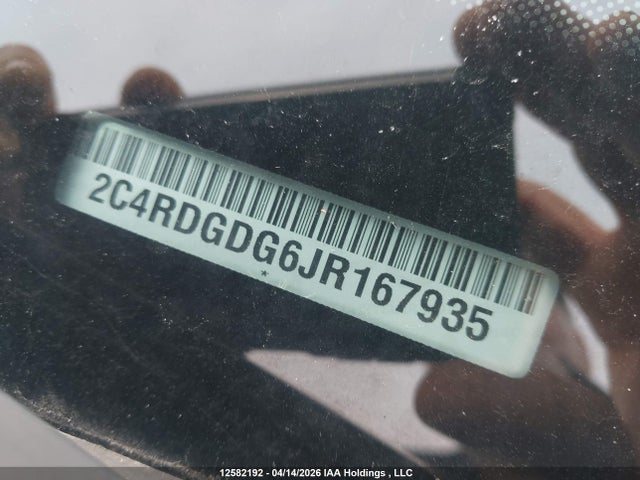 Продаж на аукціоні авто 2018 Dodge Grand Caravan Crew, vin: 2C4RDGDG6JR167935, номер лоту: 12582192