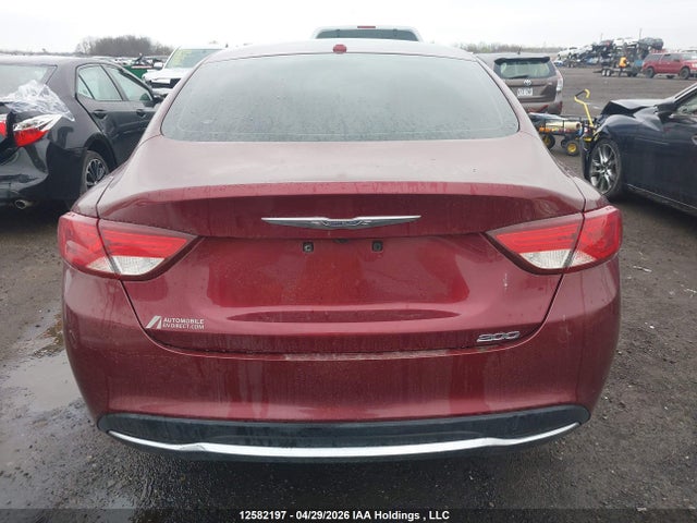 Продажа на аукционе авто 2016 Chrysler 200, vin: 1C3CCCAB2GN192951, номер лота: 12582197