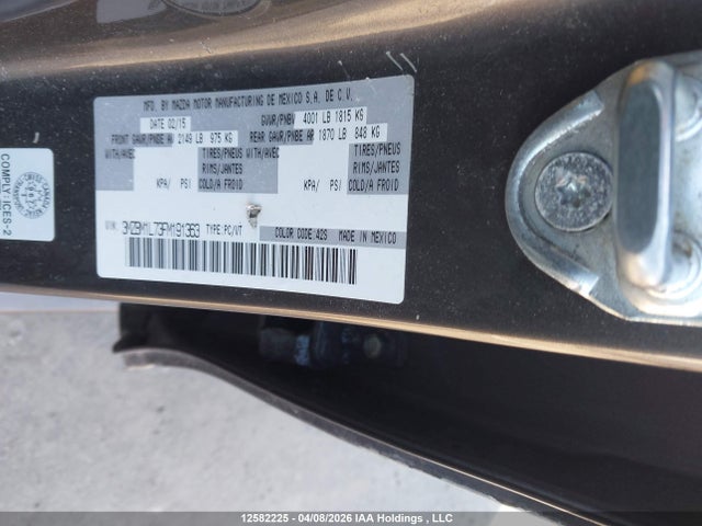 3MZBM1L73FM191363 Mazda MAZDA3