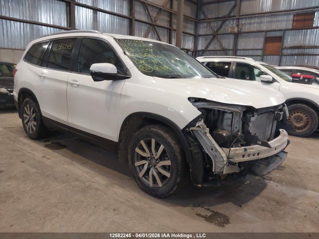 12582245 :رقم المزاد ، 5FNYF6H77KB506662 vin ، 2019 Honda Pilot Ex-l Navi مزاد بيع