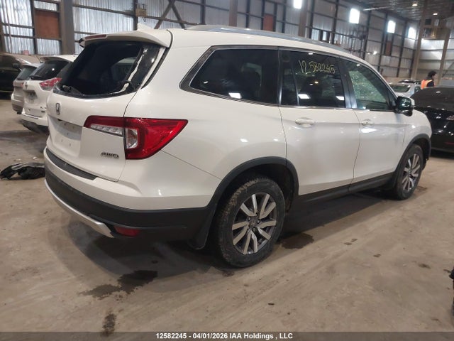 2019 Honda Pilot Ex-l Navi მანქანა იყიდება აუქციონზე, vin: 5FNYF6H77KB506662, აუქციონის ნომერი: 12582245