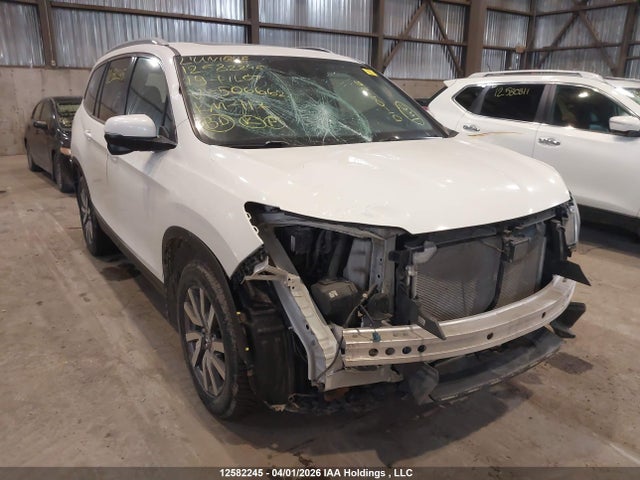 2019 Honda Pilot Ex-l Navi მანქანა იყიდება აუქციონზე, vin: 5FNYF6H77KB506662, აუქციონის ნომერი: 12582245