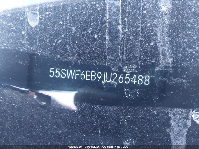 12582359 :رقم المزاد ، 55SWF6EB9JU265488 vin ، 2018 Mercedes-benz C 43 4mati Amg مزاد بيع