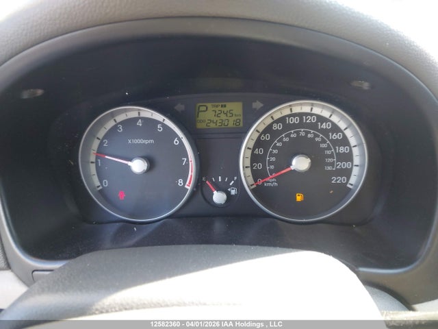 2009 Hyundai Accent 25th Anniversary/gl/gls/l მანქანა იყიდება აუქციონზე, vin: KMHCN45C79U356617, აუქციონის ნომერი: 12582360
