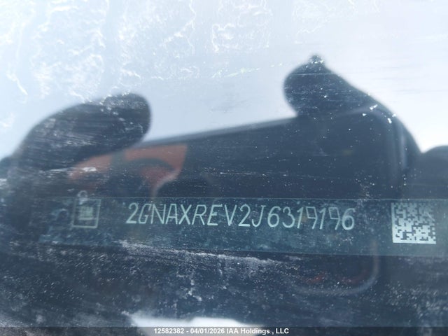 2018 Chevrolet Equinox Ls მანქანა იყიდება აუქციონზე, vin: 2GNAXREV2J6319196, აუქციონის ნომერი: 12582382