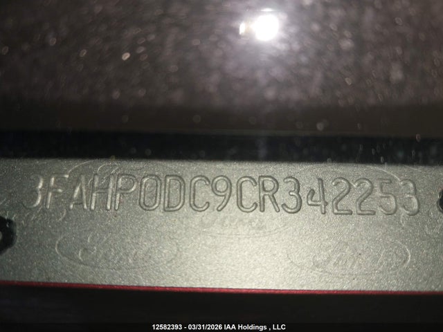 Aukcja sprzedaży 2012 Ford Fusion Sport, vin: 3FAHP0DC9CR342253, numer aukcji: 12582393