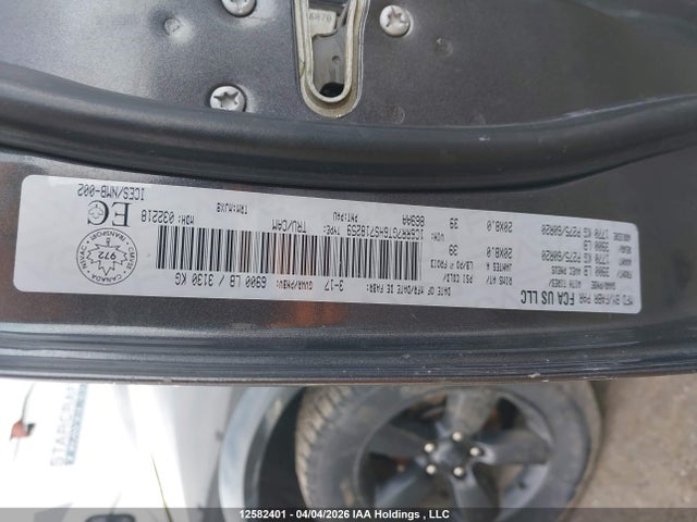 12582401 :رقم المزاد ، 1C6RR7GT6HS718259 vin ، 2017 Ram 1500 Slt مزاد بيع