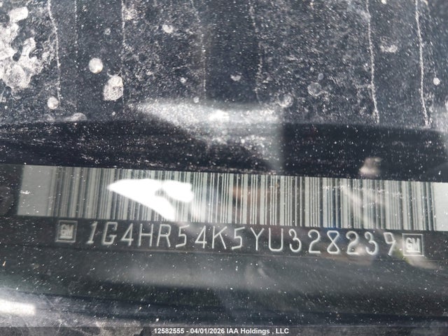 Aukcja sprzedaży 2000 Buick Lesabre Limited, vin: 1G4HR54K5YU328239, numer aukcji: 12582555