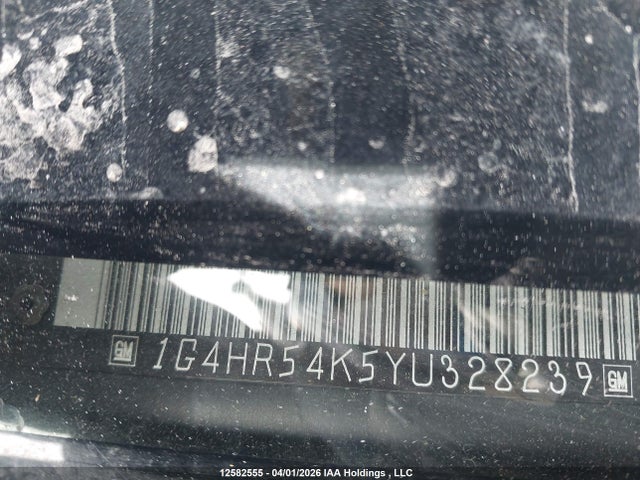 Aukcja sprzedaży 2000 Buick Lesabre Limited, vin: 1G4HR54K5YU328239, numer aukcji: 12582555