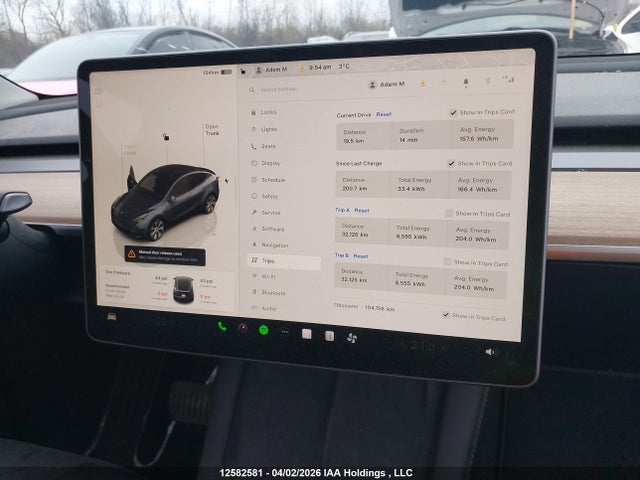 Продаж на аукціоні авто 2022 Tesla Model Y Long Range, vin: 7SAYGDEE2NF533036, номер лоту: 12582581